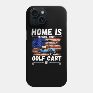 Who Are On the Golf Course and Their Golf Cart Phone Case