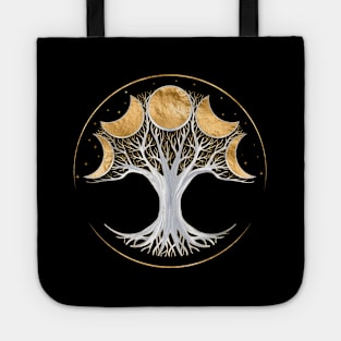 Tree of life and moons Tote