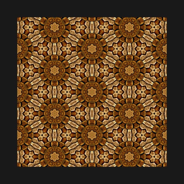 Brown Snakeskin Texture Artistic Pattern Number 5 by BubbleMench