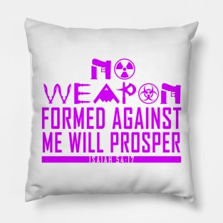 No Weapon Formed (Purple) Pillow