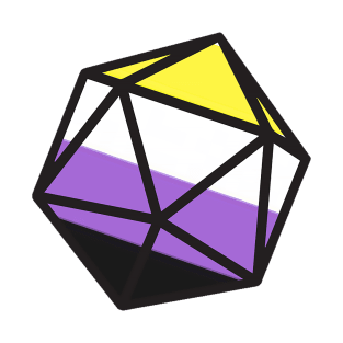 Nonbinary d20 T-Shirt