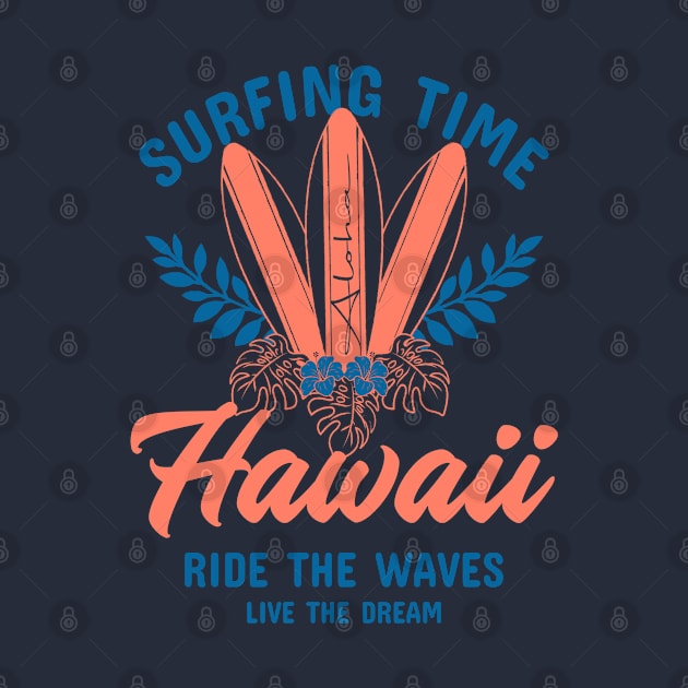 Hawaii summer surfing time by Rdxart