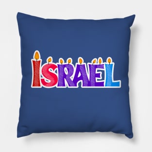 Israel Hanukah Pillow