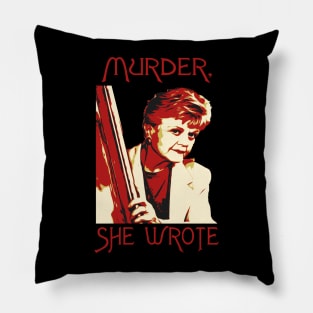 Murder She Wrote Detective Pillow