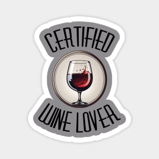 Certified Wine Lover Magnet