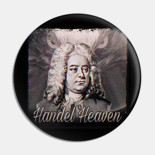 Handel Heaven Pin by CreakyDoorArt