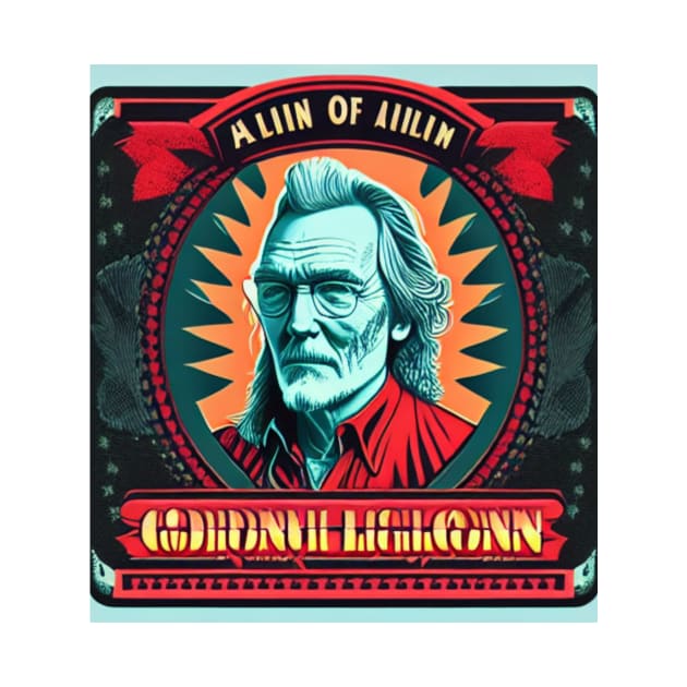 Gordon Lightfoot Tribute T-shirt by Krishanu