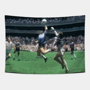 Mano de Dios Maradona Tapestry