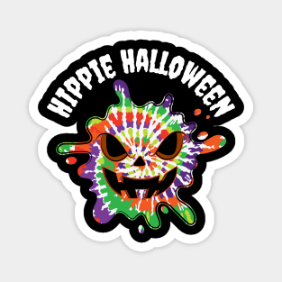 TieDye Hippie Halloween Magnet