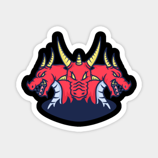 Three Head Dragons Magnet