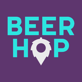 Beer Hop Teal & Grey T-Shirt