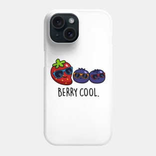 Berry Cool Cute Berry Pun. Phone Case