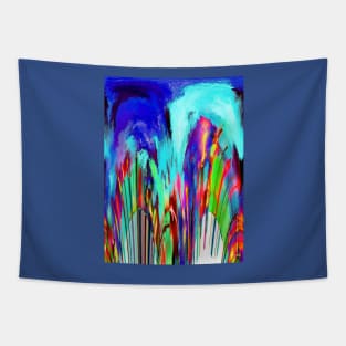 Abstract Waves Tapestry