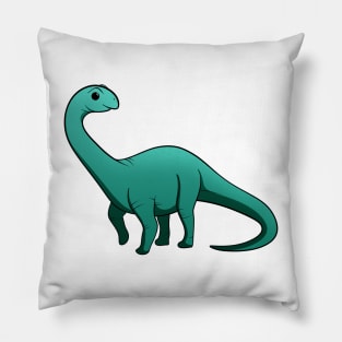 cartoon brontosaurus Pillow