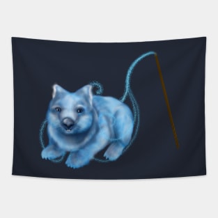 Magical Familiar Wombat Tapestry