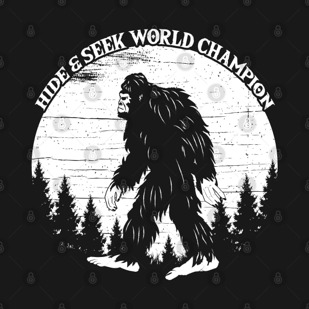 Bigfoot Hide And Seek World Champion by Tesszero