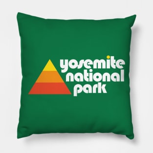 Yosemite National Park Retro Pillow