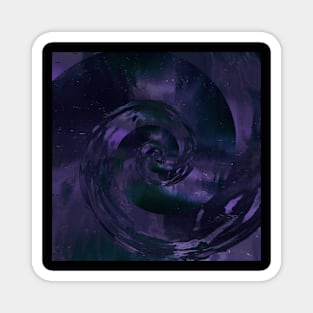 Purple Galaxy Space Fantasy Magnet