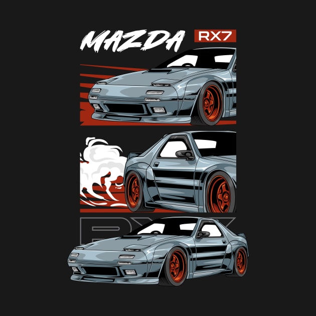 RX7 1989 Car by milatees