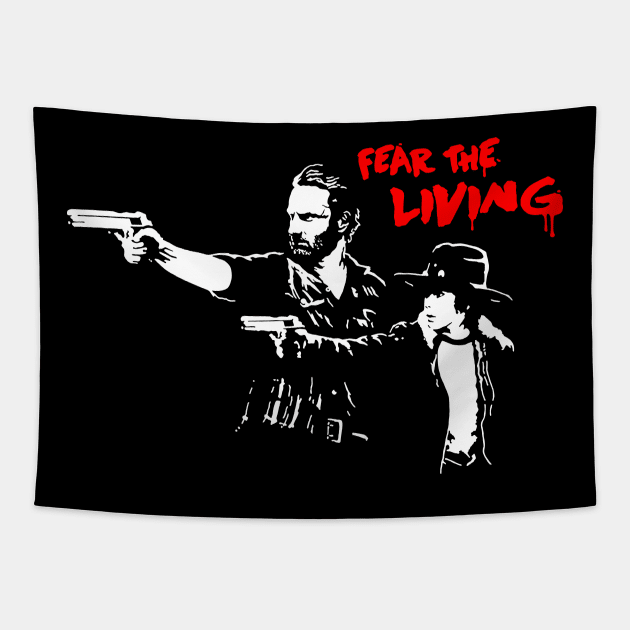 Rick Grimes Inferno Tapestry by RianSanto