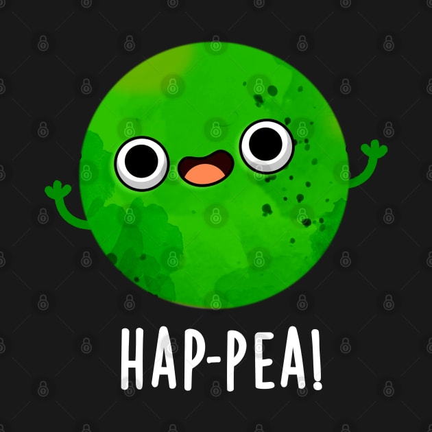 Hap-pea Cute Happy Pea Pun by punnybone