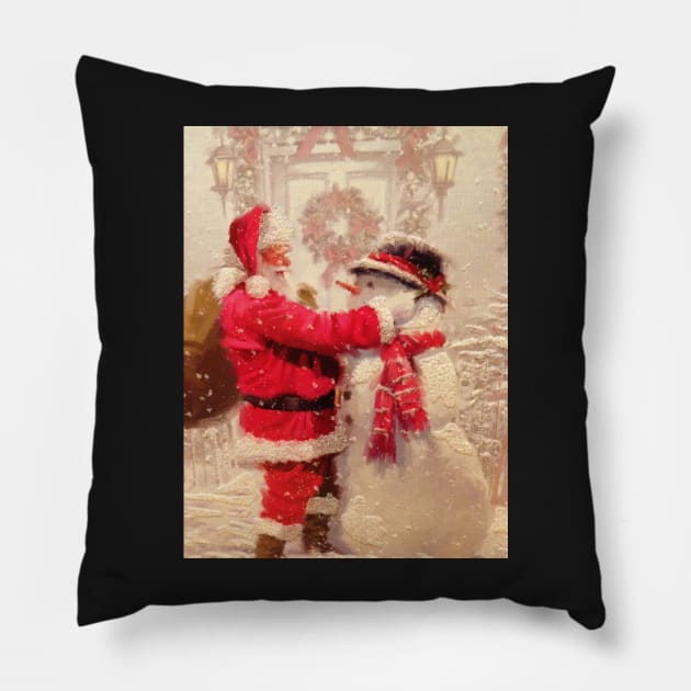 Merry Christmas Pillow by djil13