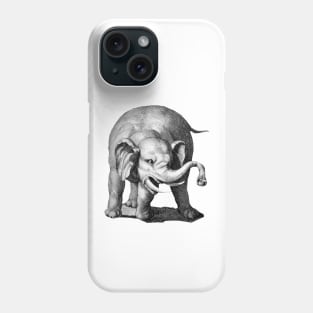 Angry elephant Phone Case