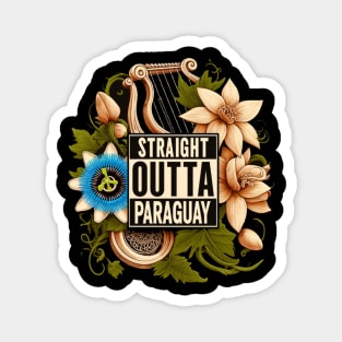 Straight Outta Paraguay Magnet