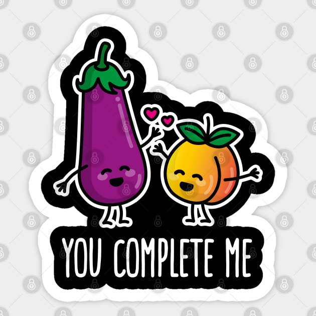 You're the Eggplant to my Peach Notebook