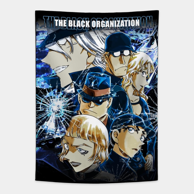 The Black Organization Tapestry by syanart