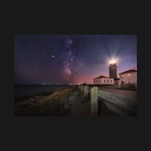 Milky Way Lighthouse by jswolfphoto