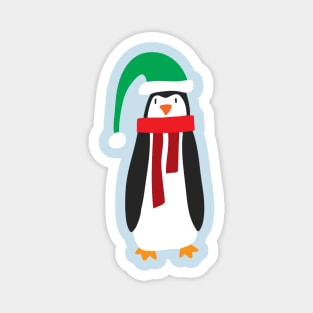 Cute Holiday Penguin Magnet