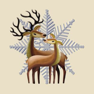 Reindeer Couple T-Shirt