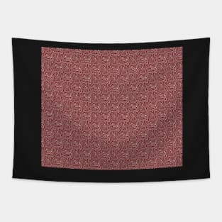 Abstract Pattern Red Natural Flow Updated Vintage Tapestry