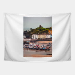 Tenby Harbour Pastel Tapestry