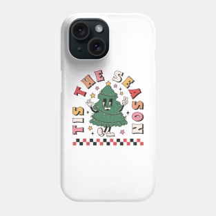 Tis the season Vintage Christmas Tree Phone Case