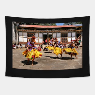 Tashiling Festival #2, Eastern Himalayas, Central Bhutan Tapestry