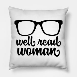 Well Read Woman Pillow