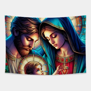 Father Saint Joseph and Mother Holy Mary Tapestry