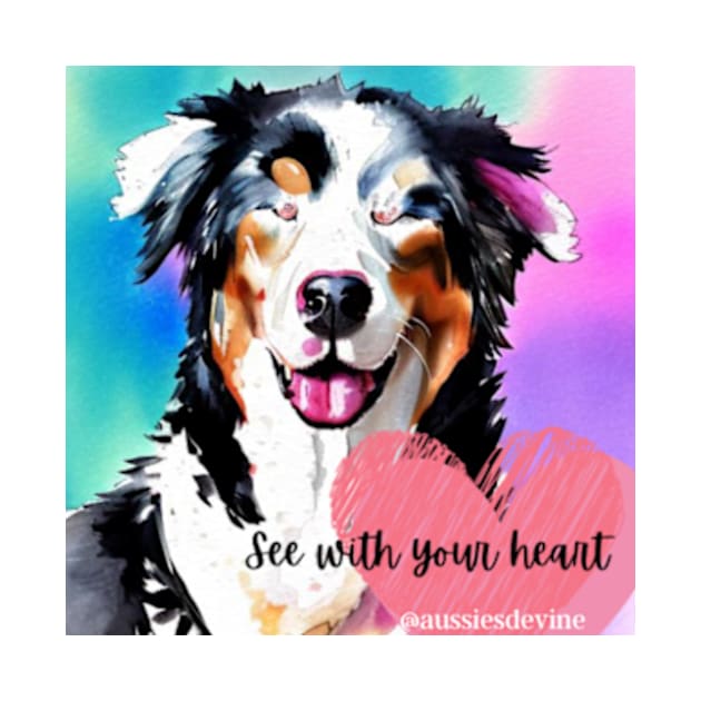 See With Your Heart Shirt by Jubilee the Blind Dog