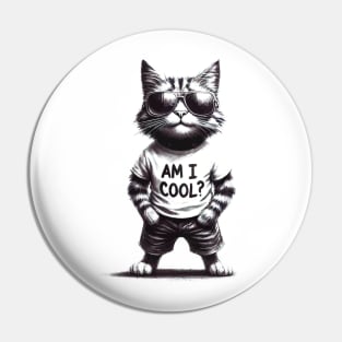 Cool Cat Pin