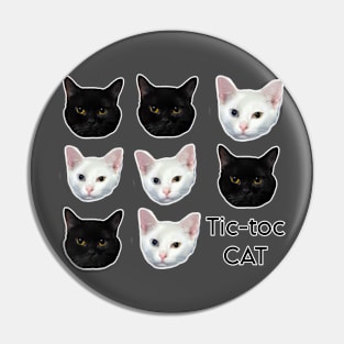 Tic Tac Cat 2 Pin