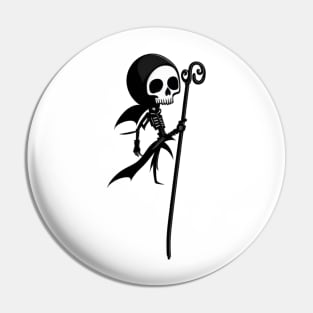 cool skeleton Pin