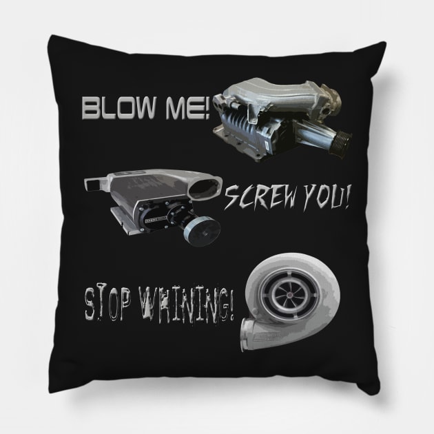 Blown away Pillow by Python Patrol