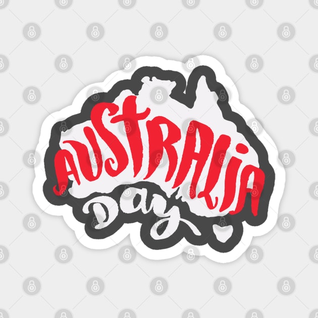 Australia Day Magnet by Mako Design 