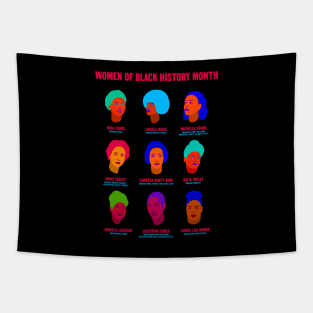 Women Of Black History Month Tapestry