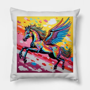 Pride Pegasus Pop Art 1 Pillow