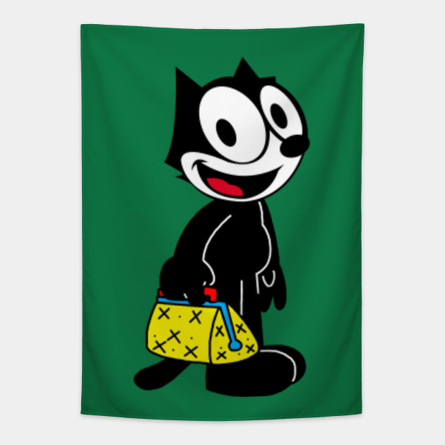 Felix The Cat His Magic Bag Felix The Cat Tapestry Teepublic