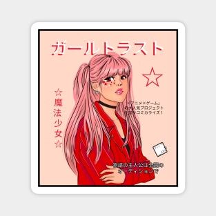 Anime Pop Star Magazine Cover Magnet