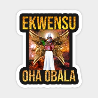 Igbo / African Gods : EKWENSU By SIRIUSUGOART Magnet